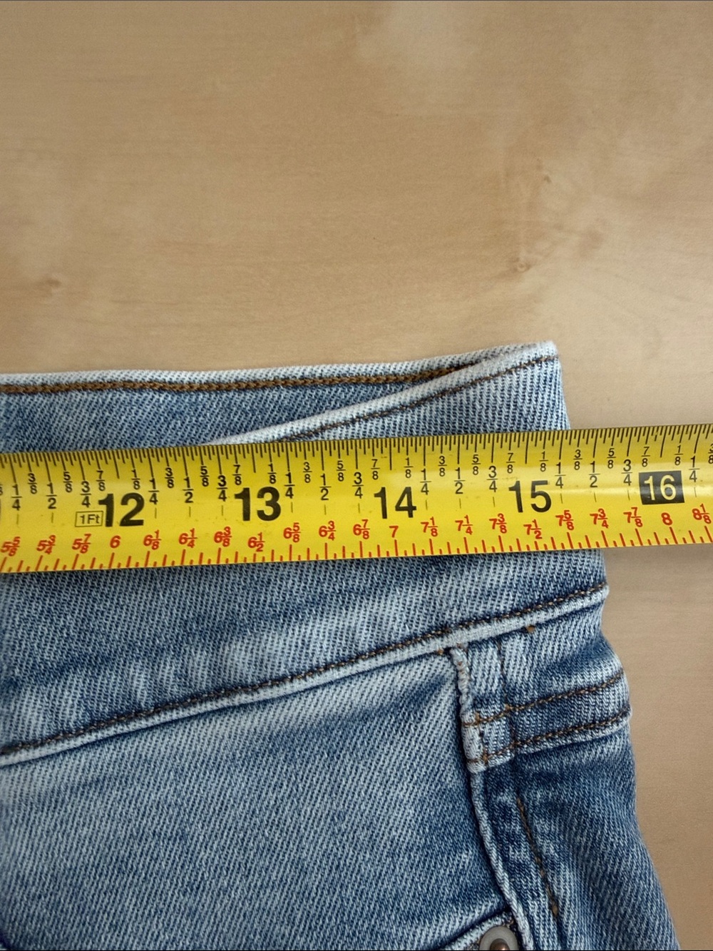 Spanx Kick Flare Jeans Indigo Sky Women Sz Large Style 20845R - Picture 6 of 8
